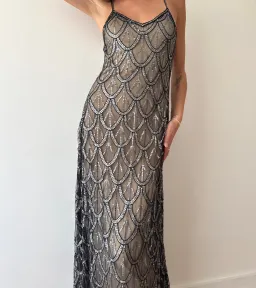 LoveShackFancy Mackie Maxi Dress, heavy chain dress, size 00. for rent on The Volte - image 3