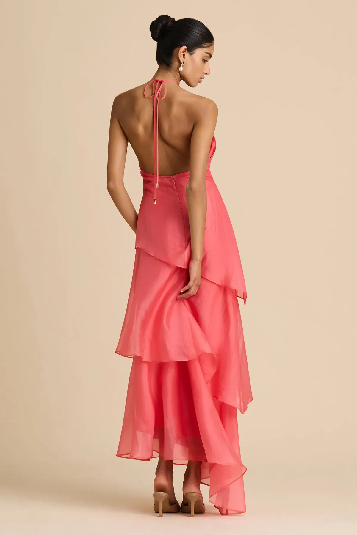 Sonya Moda Aria Floor length 100% Silk Dress size XS - Image 4