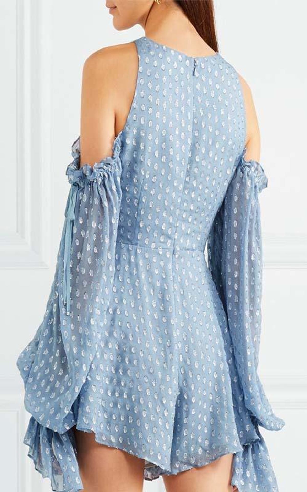 Alice McCall Did it Again Playsuit Pebble Blue Size AU 6 - Image 3