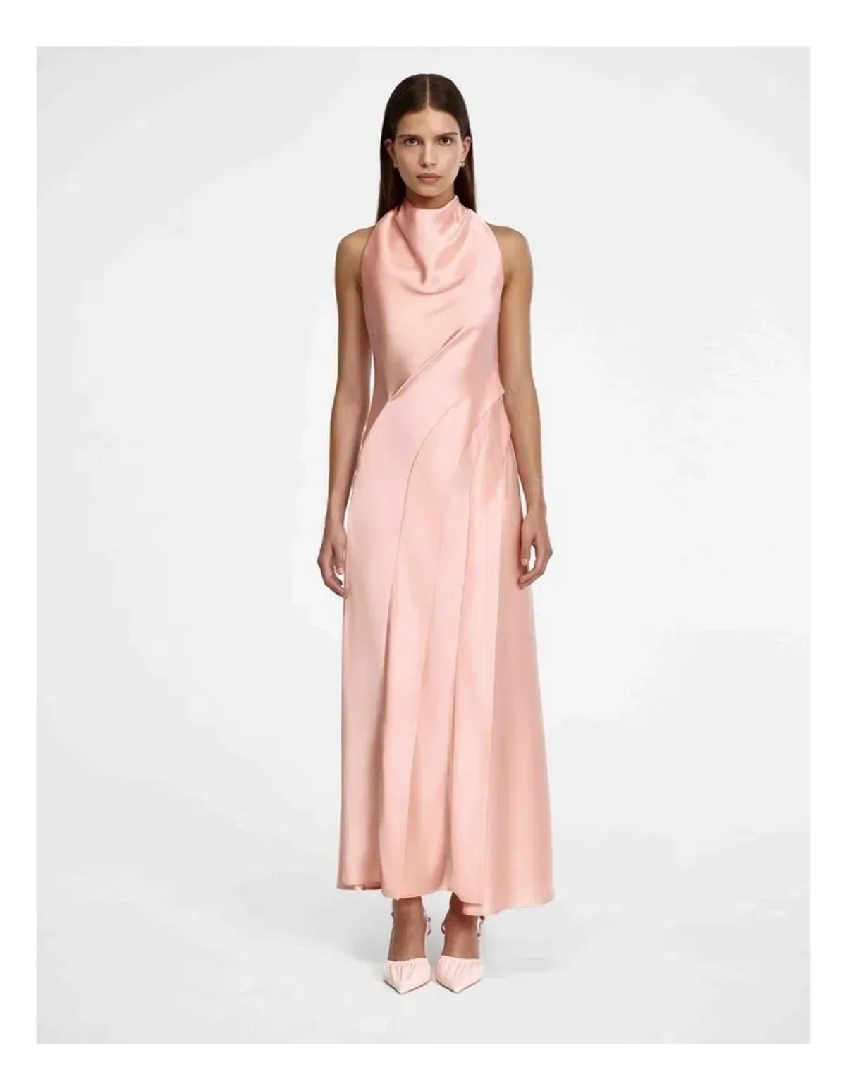 Acler Lecha Maxi Dress in Light Pink size 10 - Image 4