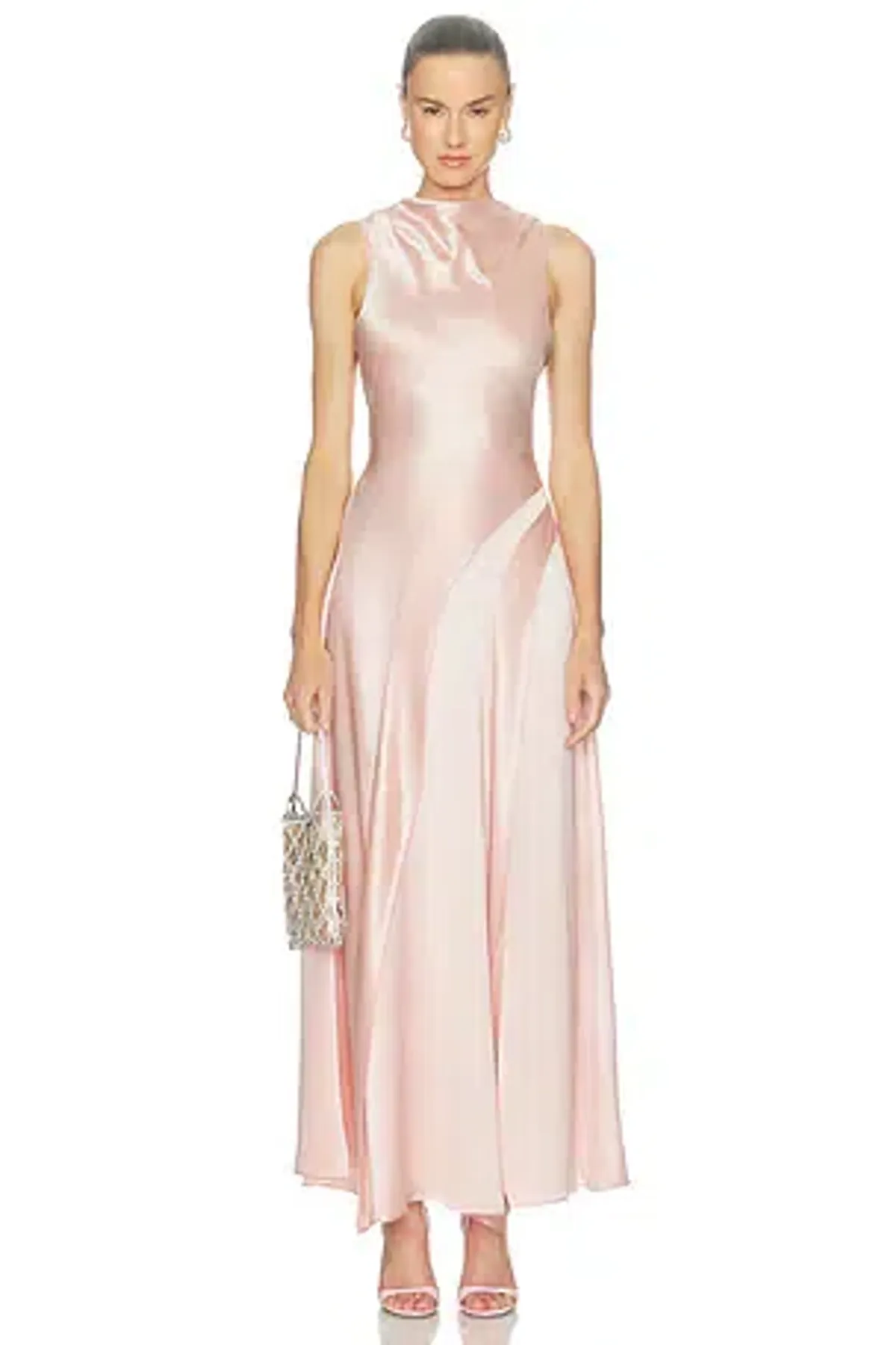 Acler Lecha Maxi Dress in Light Pink size 10 - Image 2