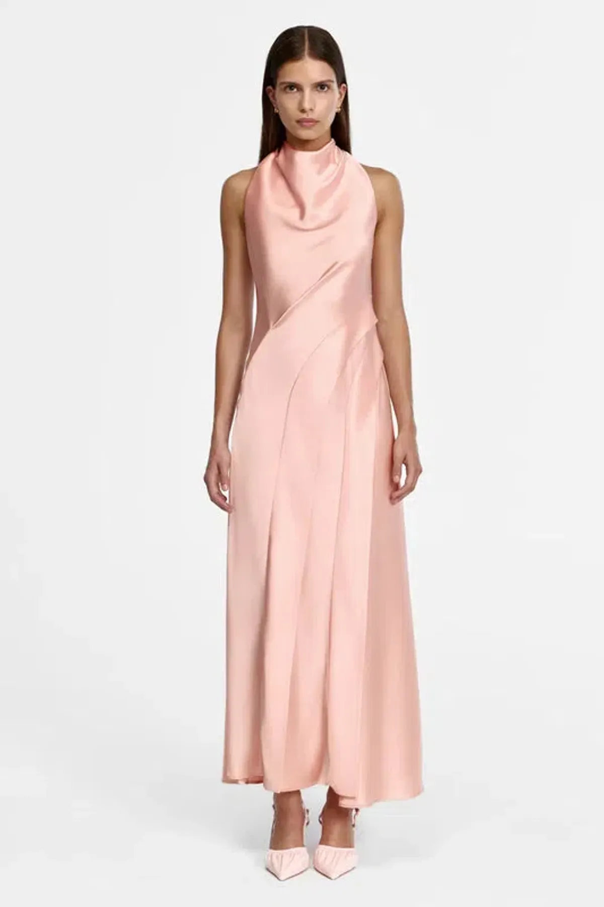 Acler Lecha Maxi Dress in Light Pink size 10 - Image 3