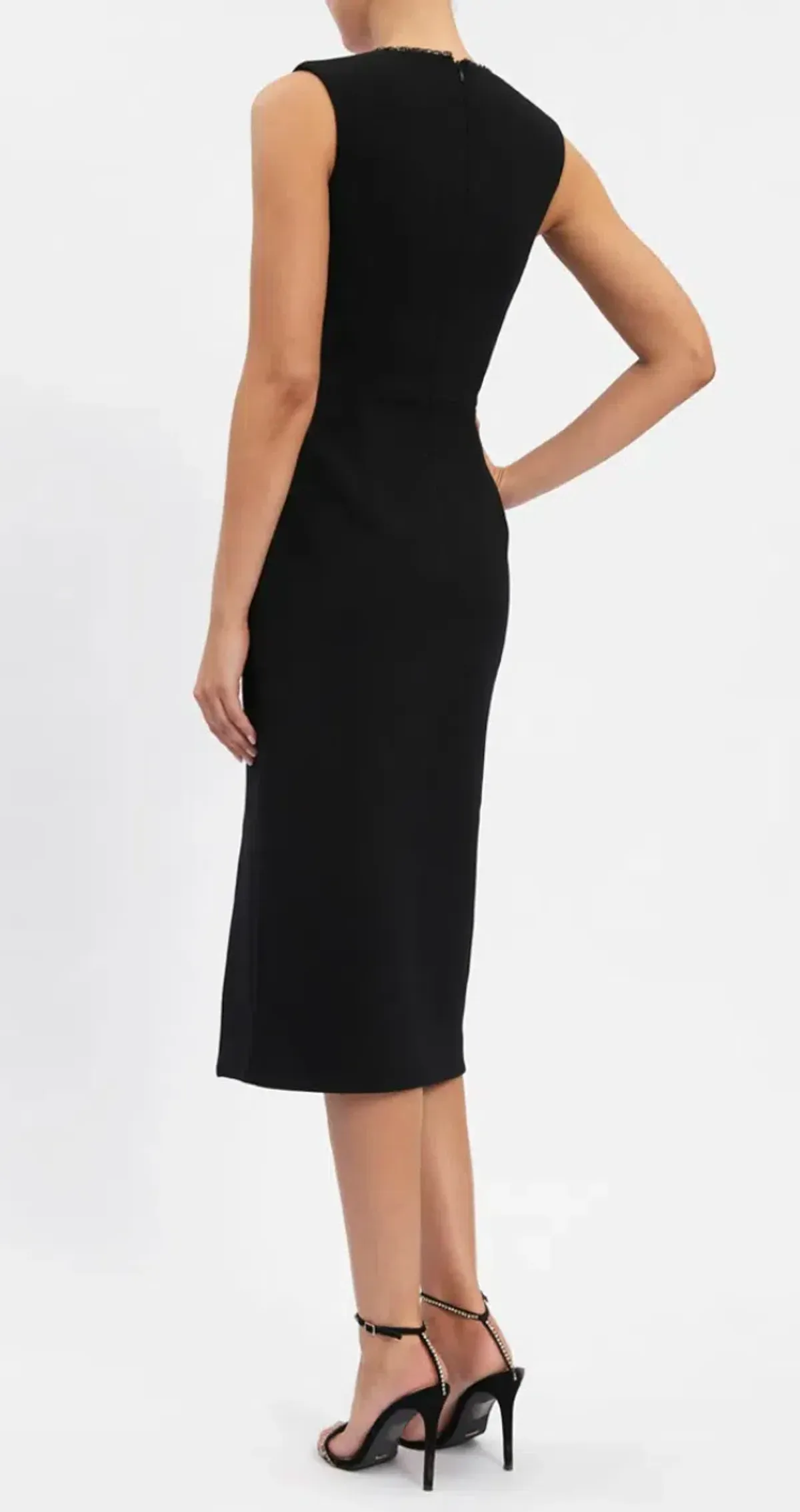 Rebecca Vallance Victoria Keyhole Midi Dress – Size 10 - Image 4