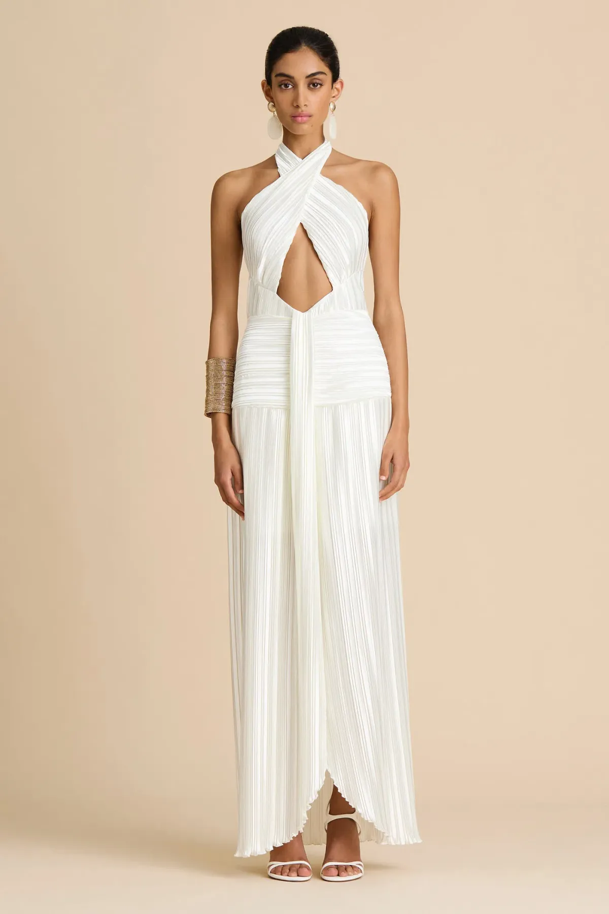 Sonya Moda Ariana Plisśe Dress Size S - Image 1