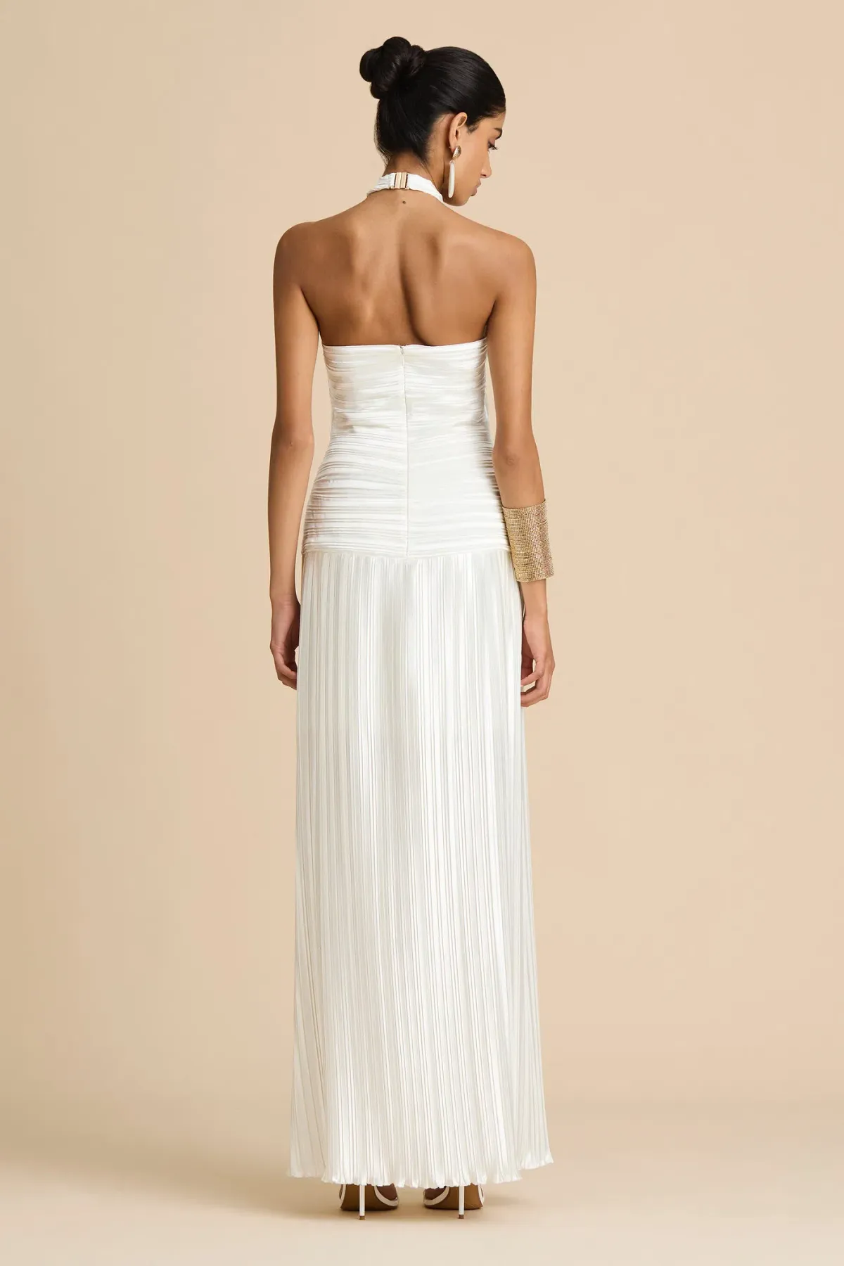 Sonya Moda Ariana Plisśe Dress Size S - Image 2