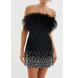 🖤 Rebecca Vallance Anelise Mini Dress – Black – Size 8 AU 🖤 for rent on The Volte - image 4