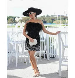 🖤 Rebecca Vallance Anelise Mini Dress – Black – Size 8 AU 🖤 for rent on The Volte - image 5
