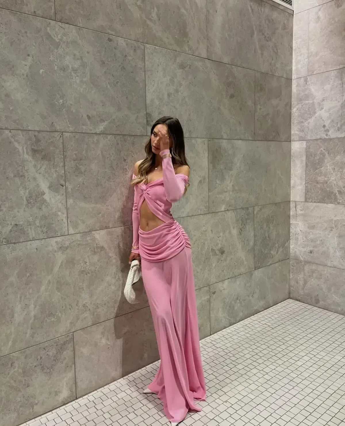 Natalie Rolt Emily Gown Candy Pink Size 2 - AUS 10  - Image 1