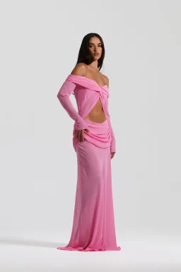 Natalie Rolt Emily Gown Candy Pink Size 2 - AUS 10  for rent on The Volte - image 4
