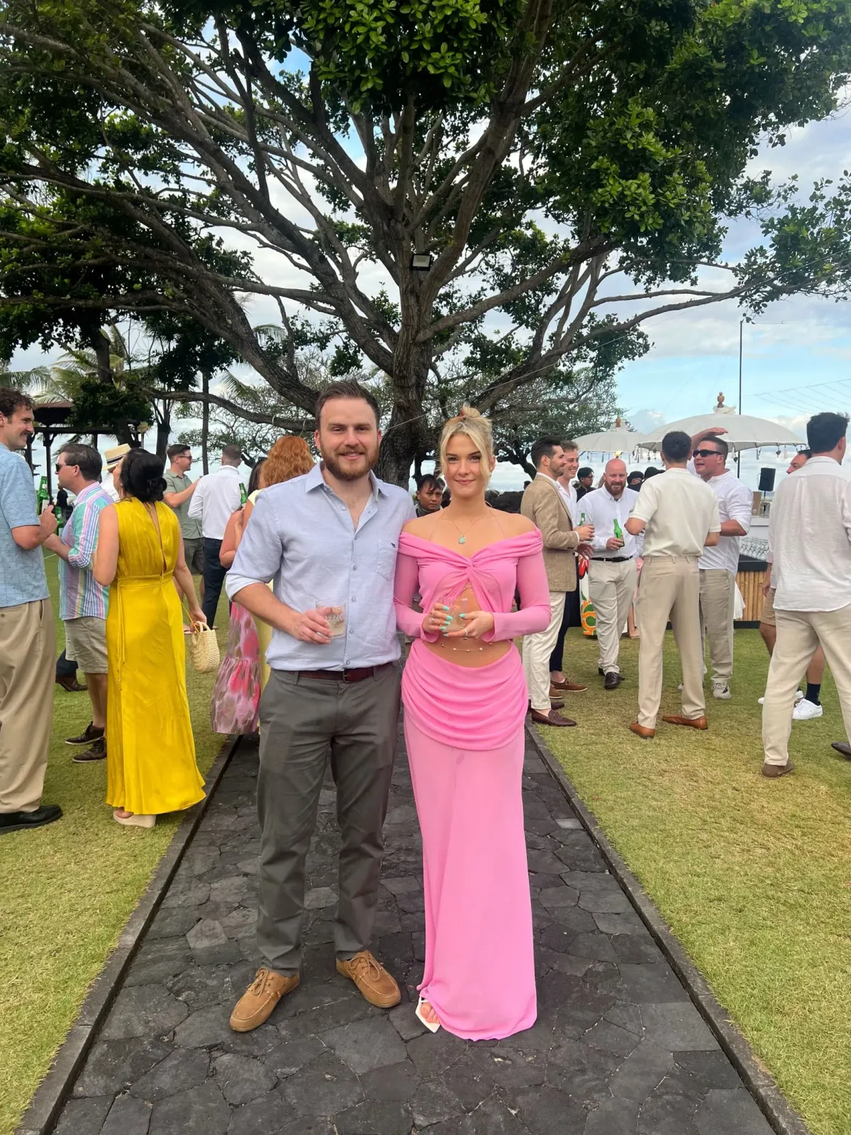 Natalie Rolt Emily Gown Candy Pink Size 2 - AUS 10  - Image 3