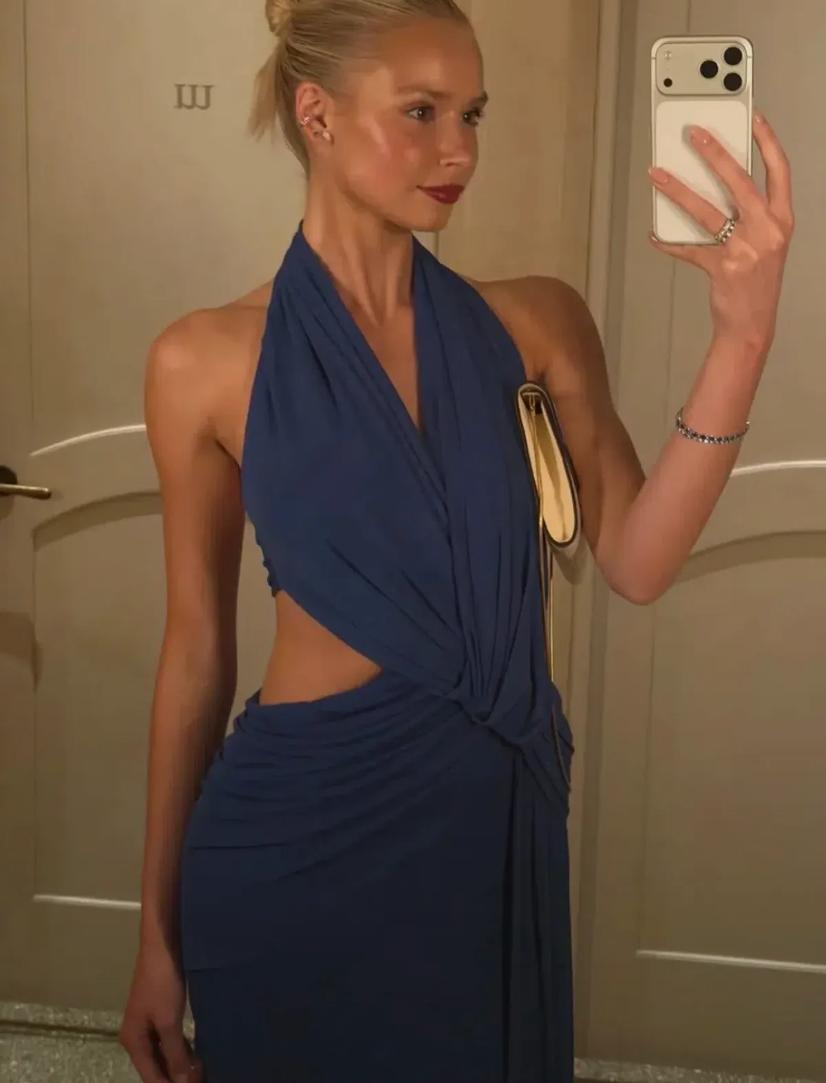CHARLIZE HALTER MAXI DRESS - Image 5