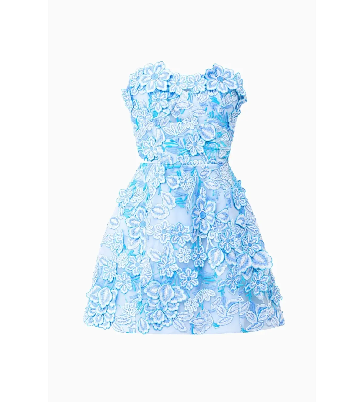 Elliatt Roseate Floral Mini Dress in Blue Size M/AU 10 - Image 7