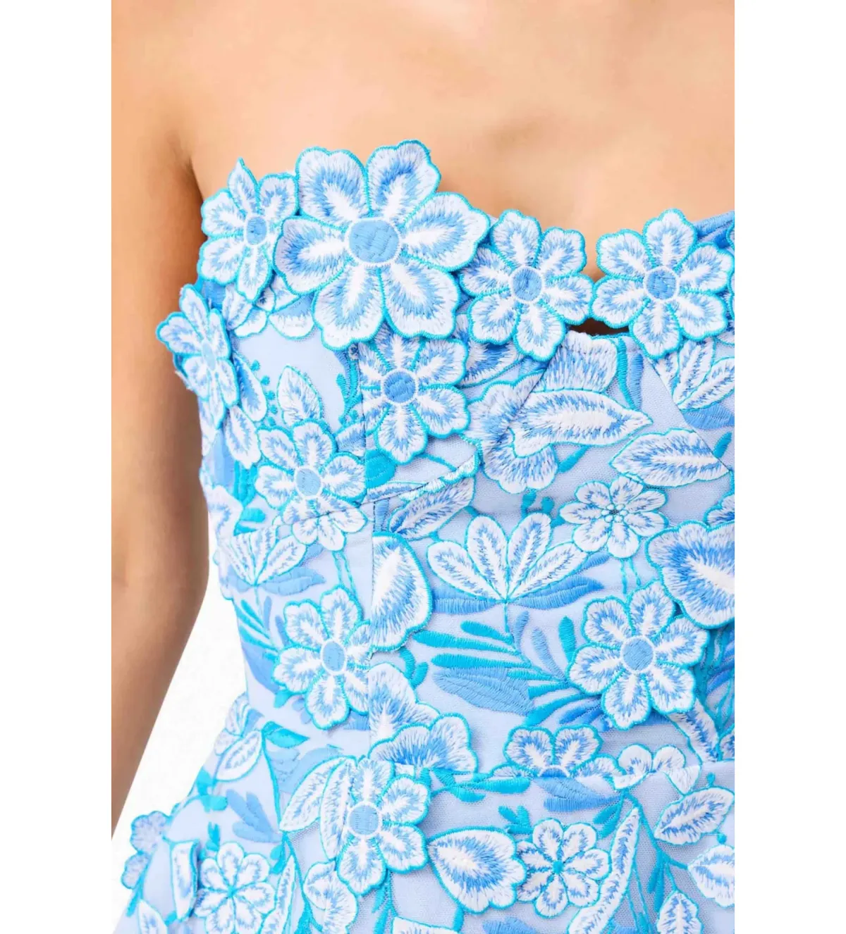 Elliatt Roseate Floral Mini Dress in Blue Size M/AU 10 - Image 6