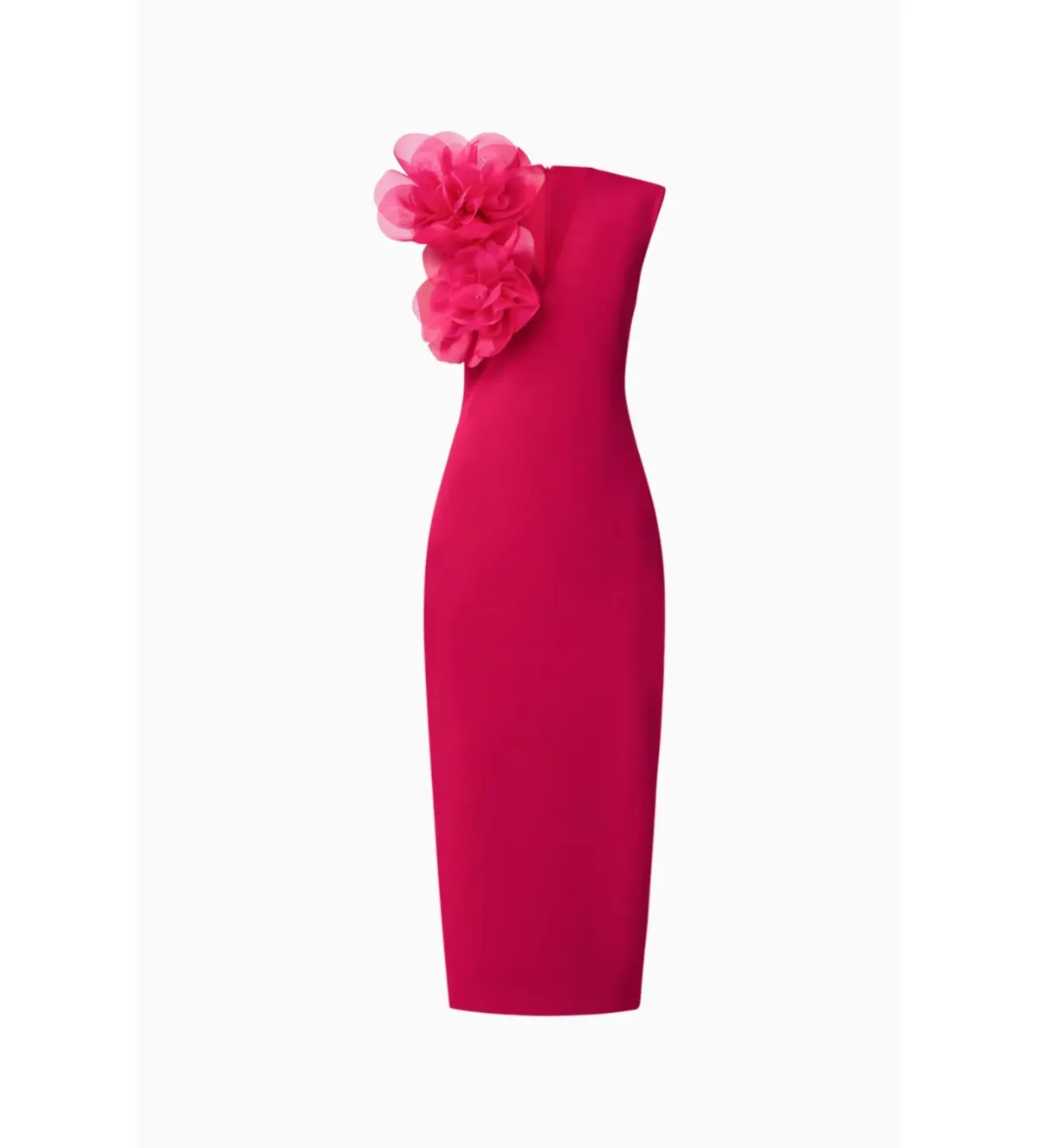 Elliatt Verdessa V-Neck Maxi Dress in Raspberry Pink Size M/AU 10 - Image 6