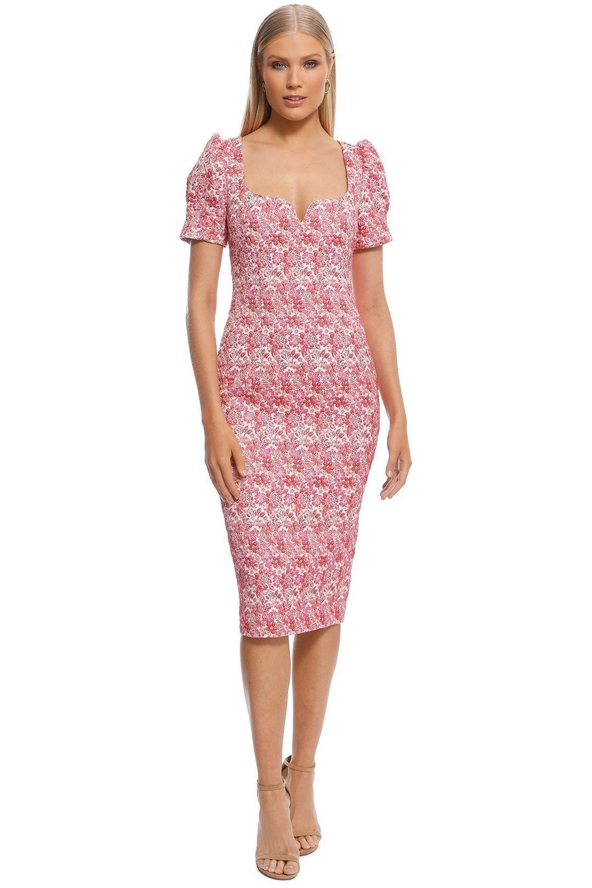  REBECCA VALLANCE Estelle Dress - Ivory Floral size 12 - Image 1