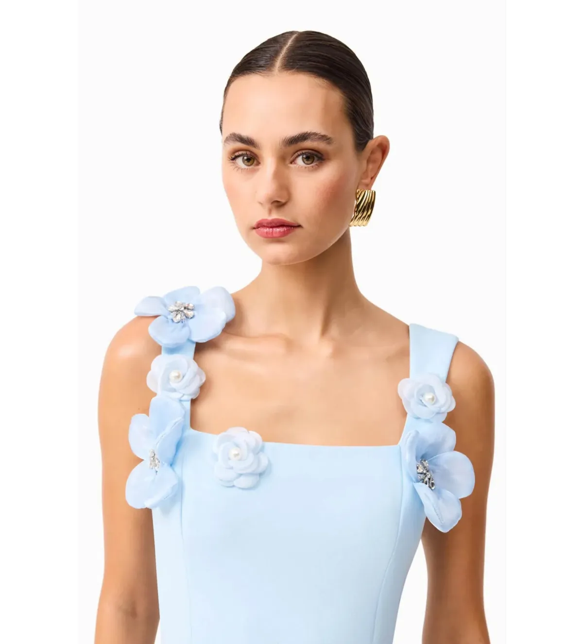 Elliatt Chantelle Floral Mini Dress in Blue Size M/AU 10 - Image 6