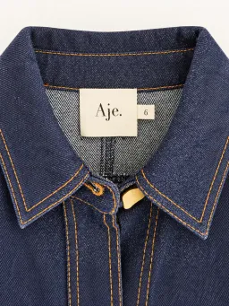 AJE Embroidered Denim Set | Skirt 10, Top 6 for rent on The Volte - image 9