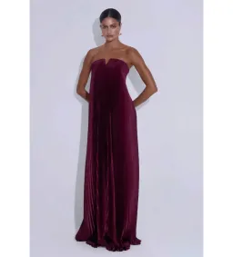 L'Idee Black Tie Gown in Wine Size AU12 for rent on The Volte - image 1