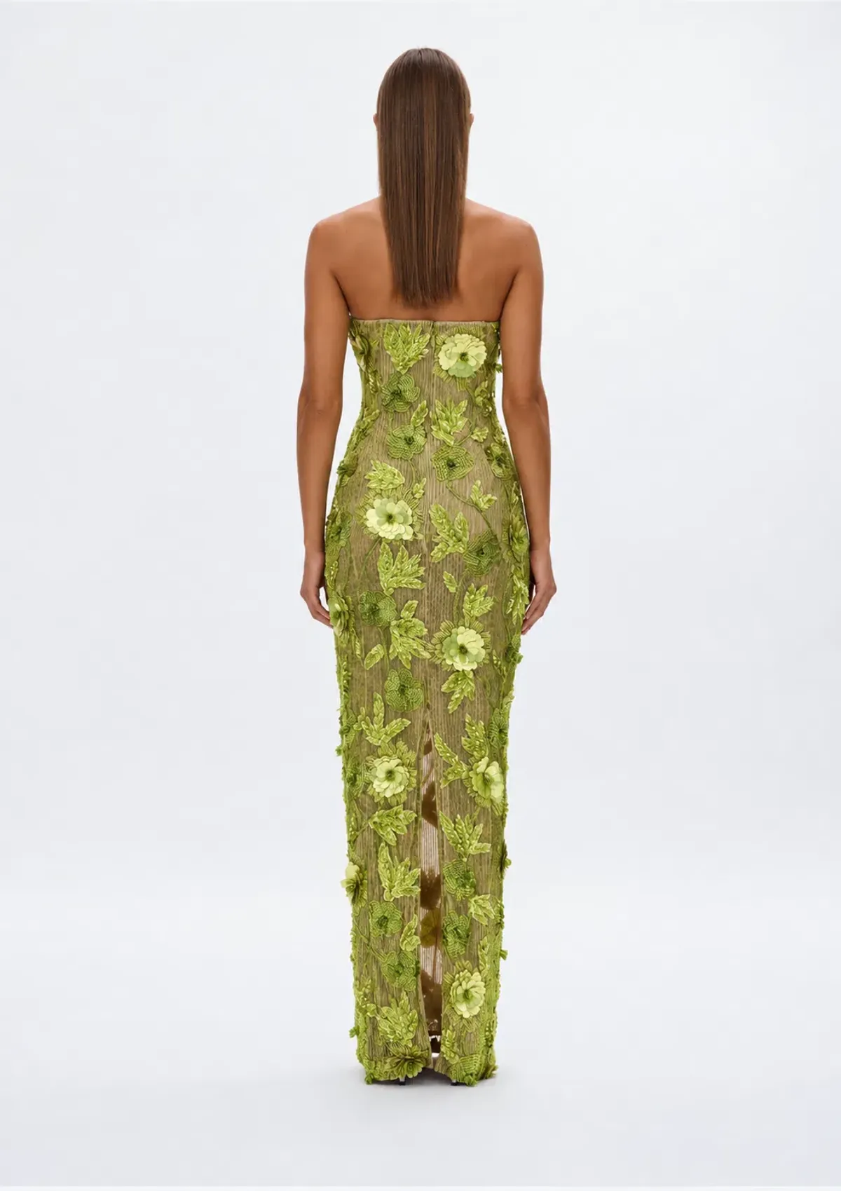 Rachel Gilbert Pierre Gown Citrus Size 10 - Image 3