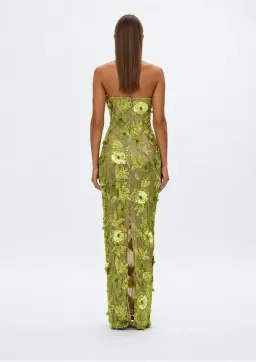Rachel Gilbert Pierre Gown Citrus Size 10 for rent on The Volte - image 3