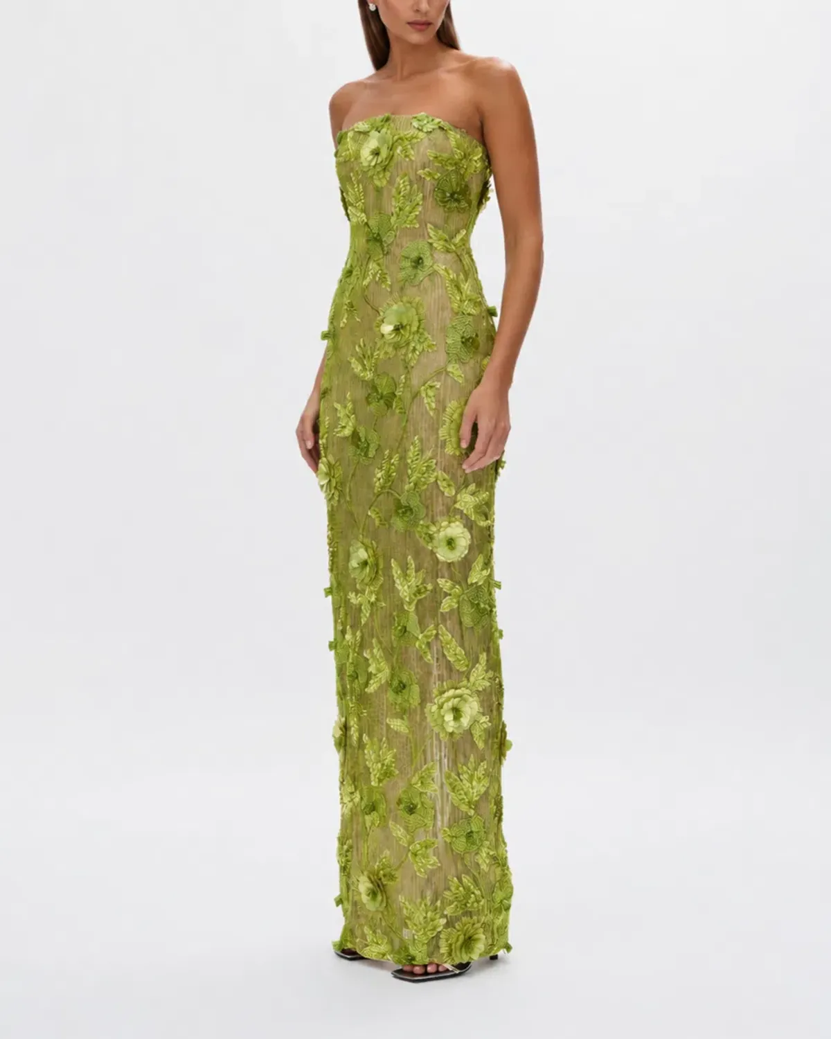 Rachel Gilbert Pierre Gown Citrus Size 10 - Image 2