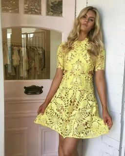 Thurley Dandelion Mini Dress Yellow Size 10 for rent on The Volte - image 2