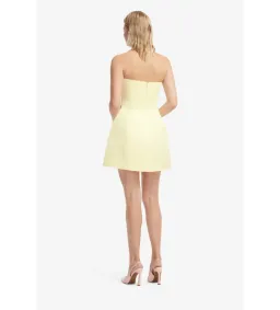 Leo Lin Roselle Appliqué Bustier Mini Dress l Agapanthus Print Size AU 10 for rent on The Volte - image 3
