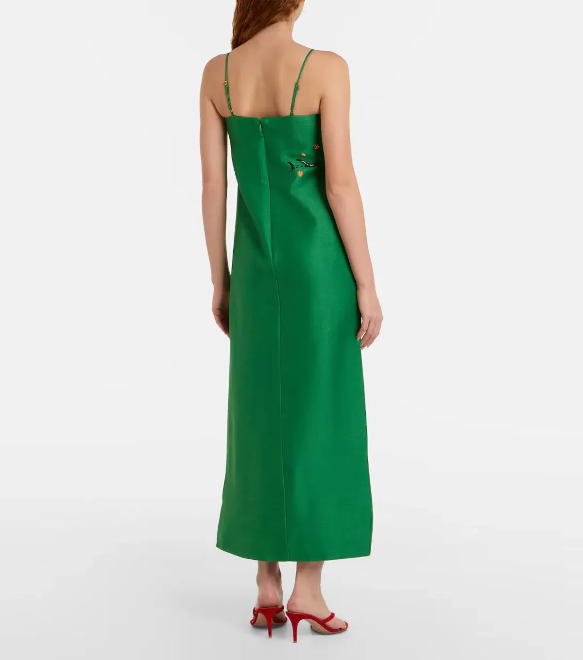 ALEMAIS Olympia Exclusive Maxi Dress Green Size 12 AU - Image 3