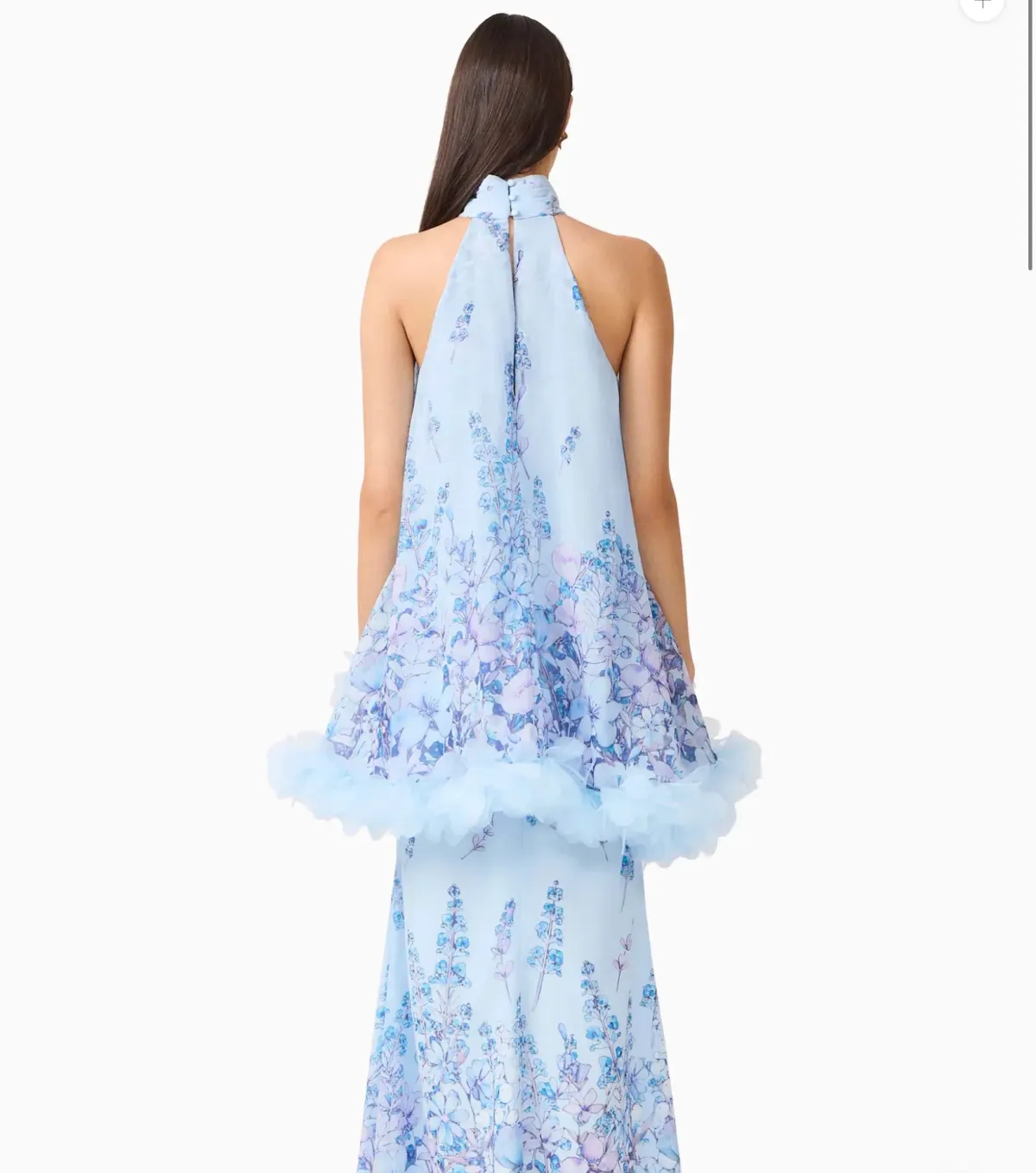 Elliatt Tulsia Floral Dress Blue- 14 - Image 2