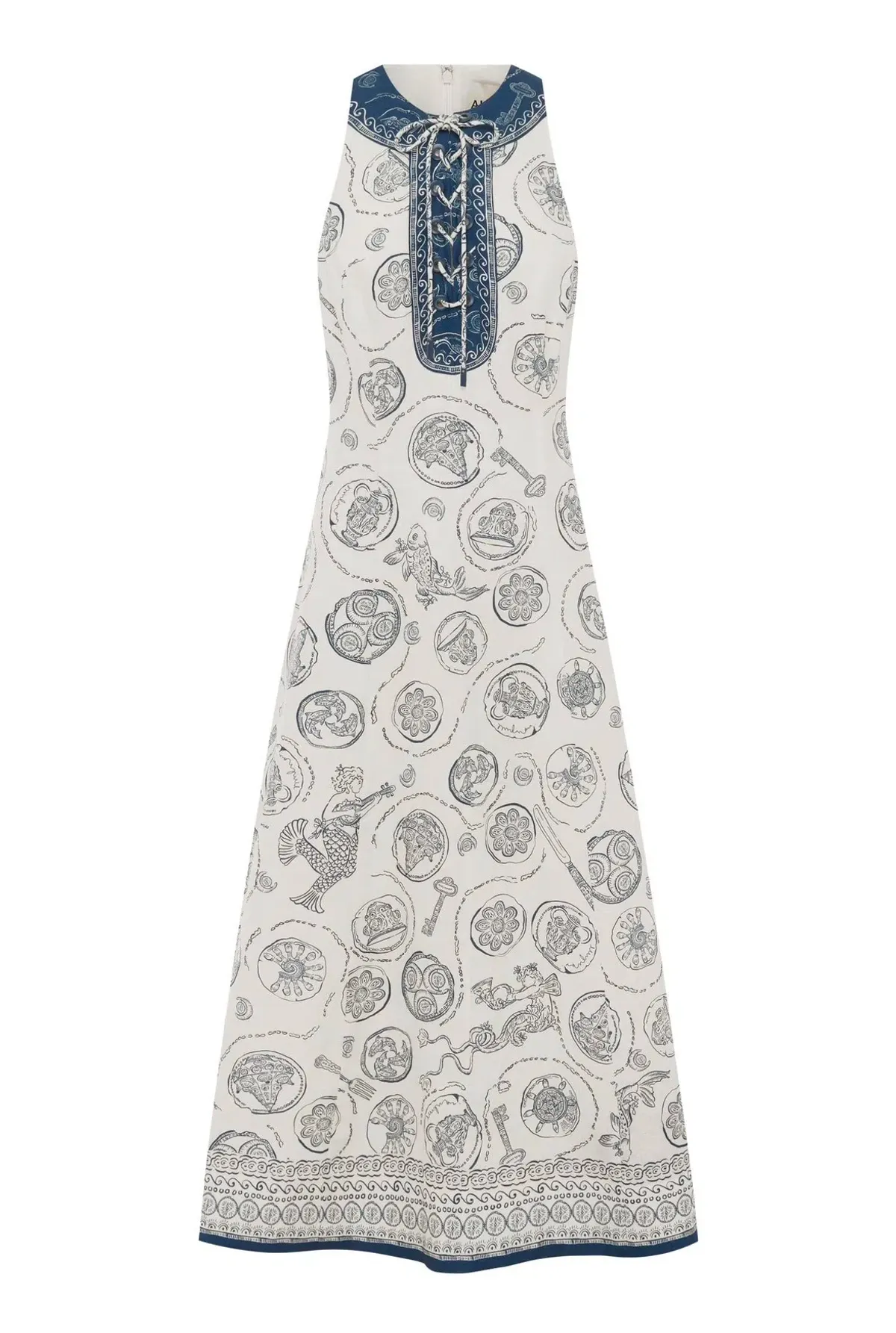 Alemais Lucky Lace Up Midi Dress size 8 - Image 5