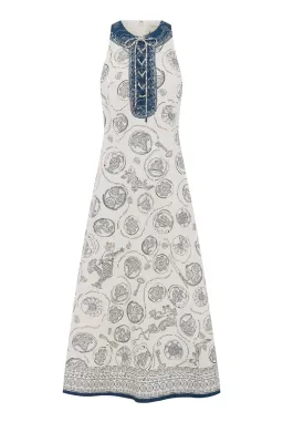Alemais Lucky Lace Up Midi Dress size 8 for rent on The Volte - image 5