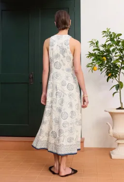 Alemais Lucky Lace Up Midi Dress size 8 for rent on The Volte - image 3