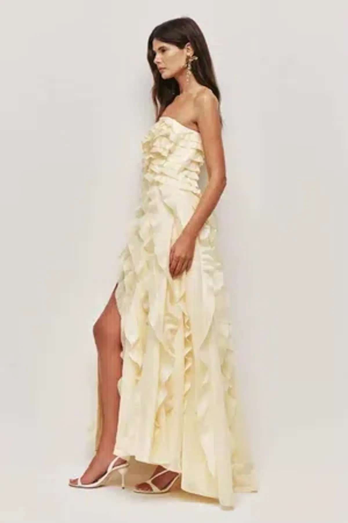 AJE Allarie Gown - Butter Yellow - Size 14 - Image 2