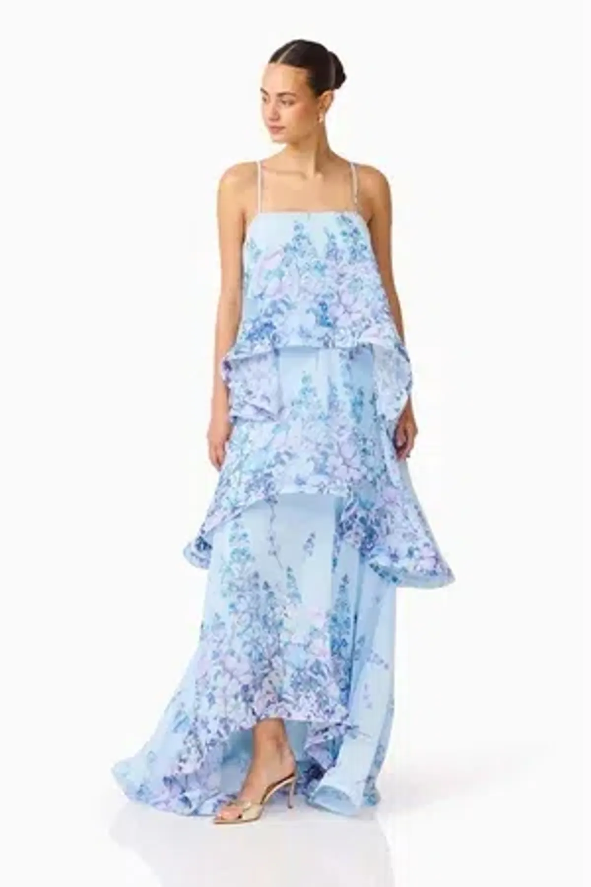 Elliatt - Armani Tiered Maxi - Baby Blue - Size 14 - Image 2