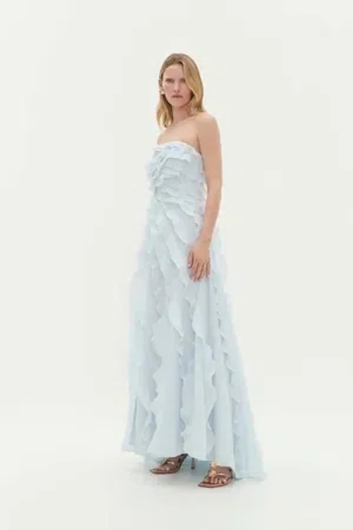 AJE Allairie Gown - Pastel Blue - Size 8 - Image 2