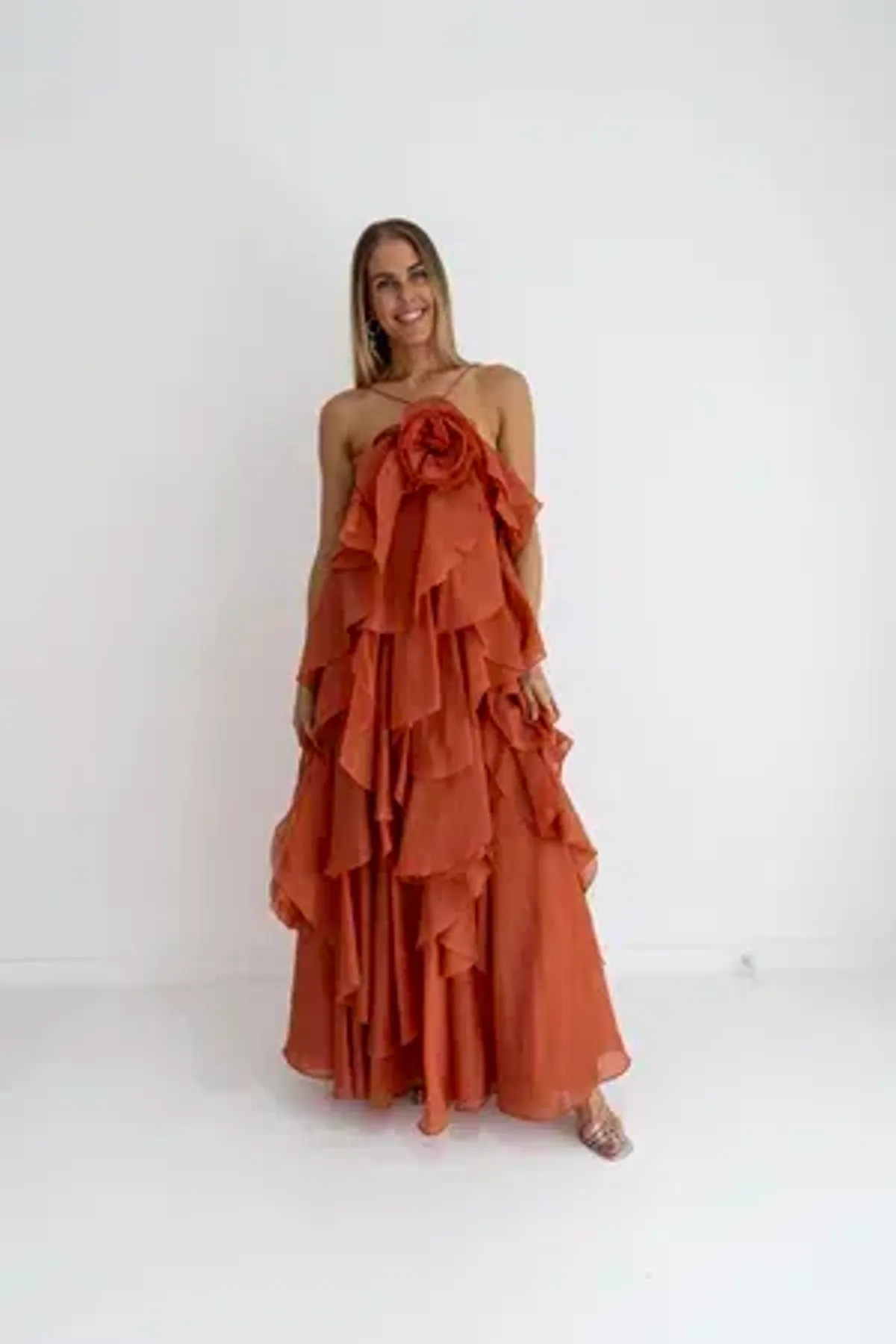 AJE - Pandorea Layered Maxi - Coral - Size 8 - Image 2