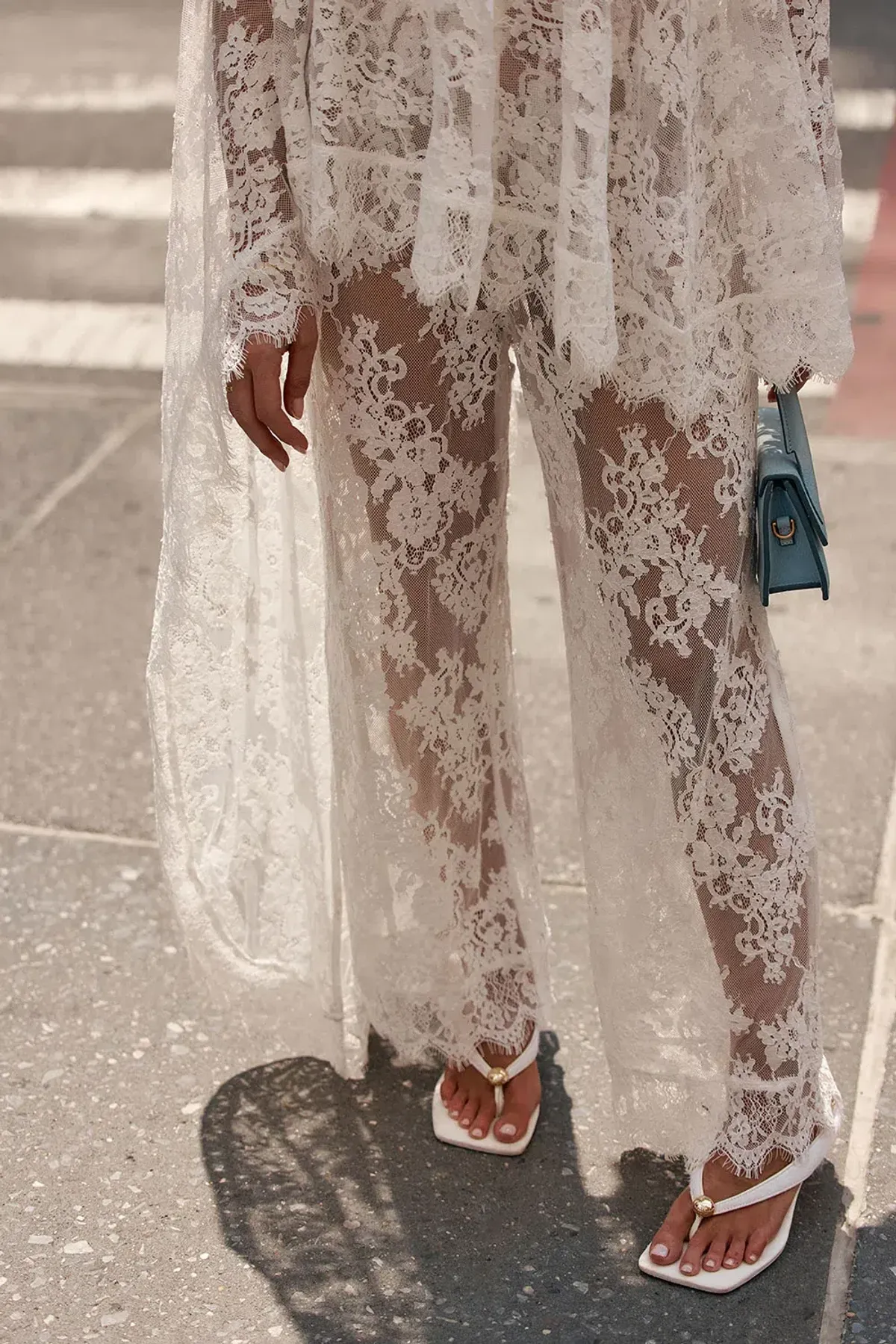 Sabo Skirt - Vittoria White Lace Set - Image 2