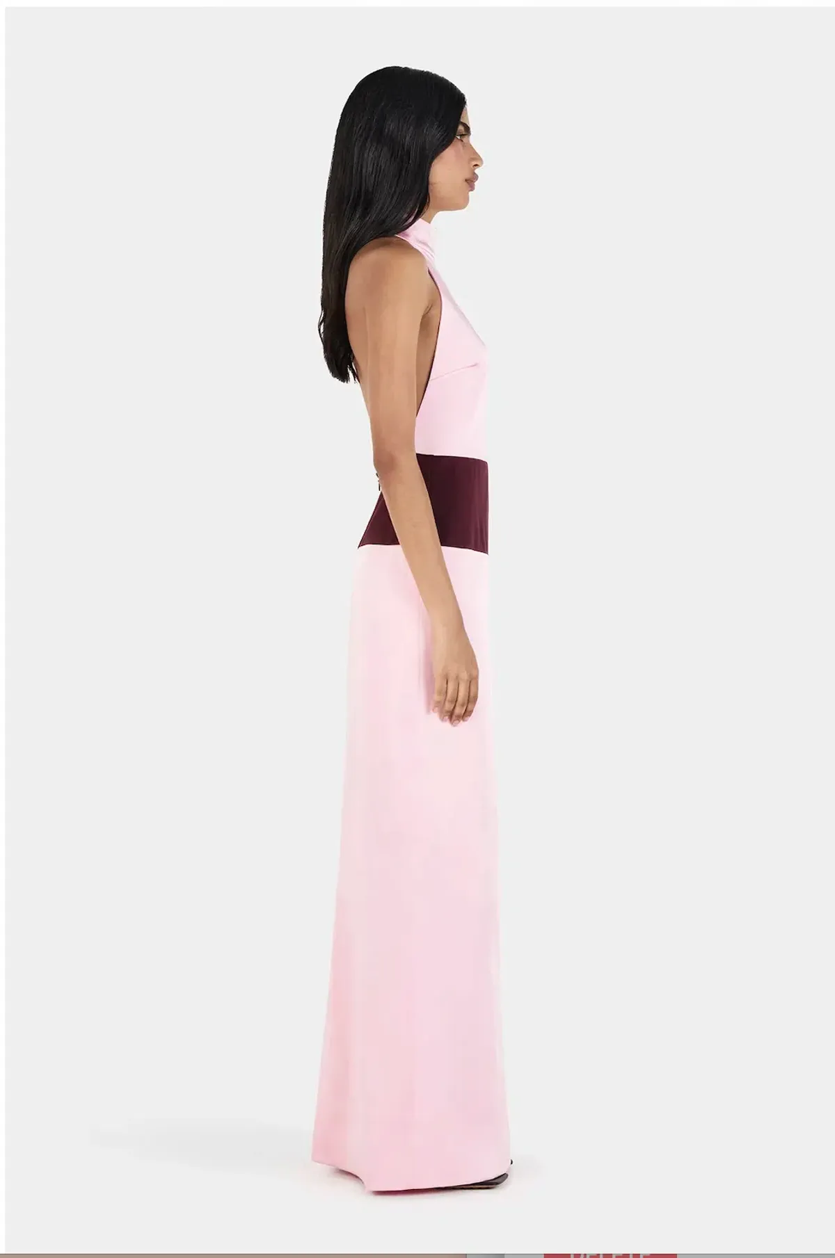Hansen and Gretel Venetia midi dress wine/pink   - Image 4
