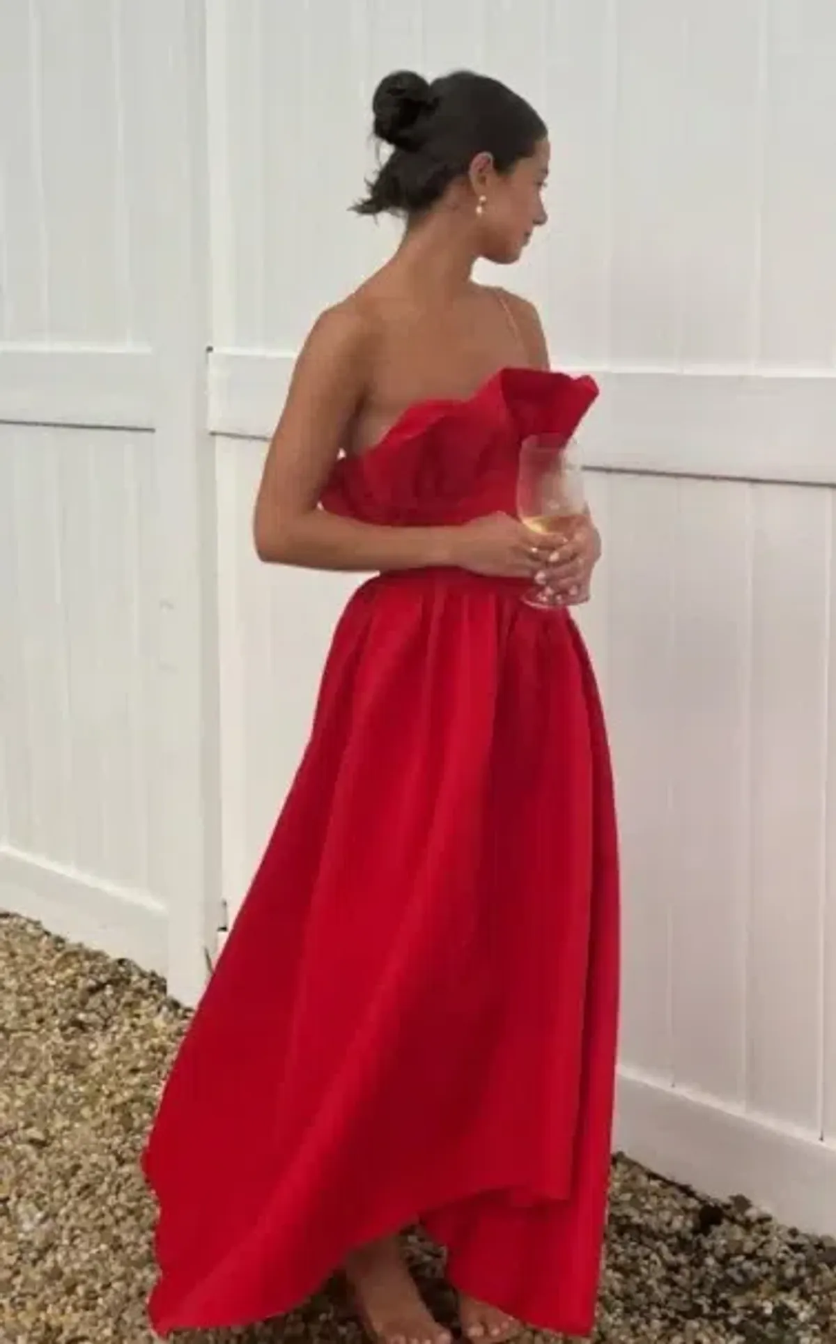 Elliatt Laurel Dress in Red  - Image 2