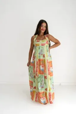Zaco - Anita Dress - El Jardin - Size 8 for rent on The Volte - image 2