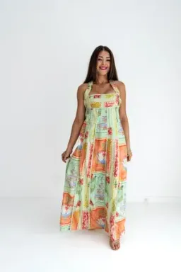 Zaco - Anita Dress - El Jardin - Size 8 for rent on The Volte - image 1
