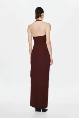 Misha - Alusia Maxi Dress - Red Wine - Size 10 for rent on The Volte - image 4