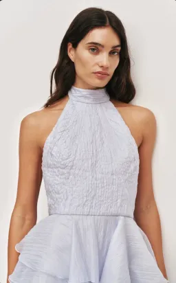 AJE - Fayette Gown in French Blue Size 8 for rent on The Volte - image 2