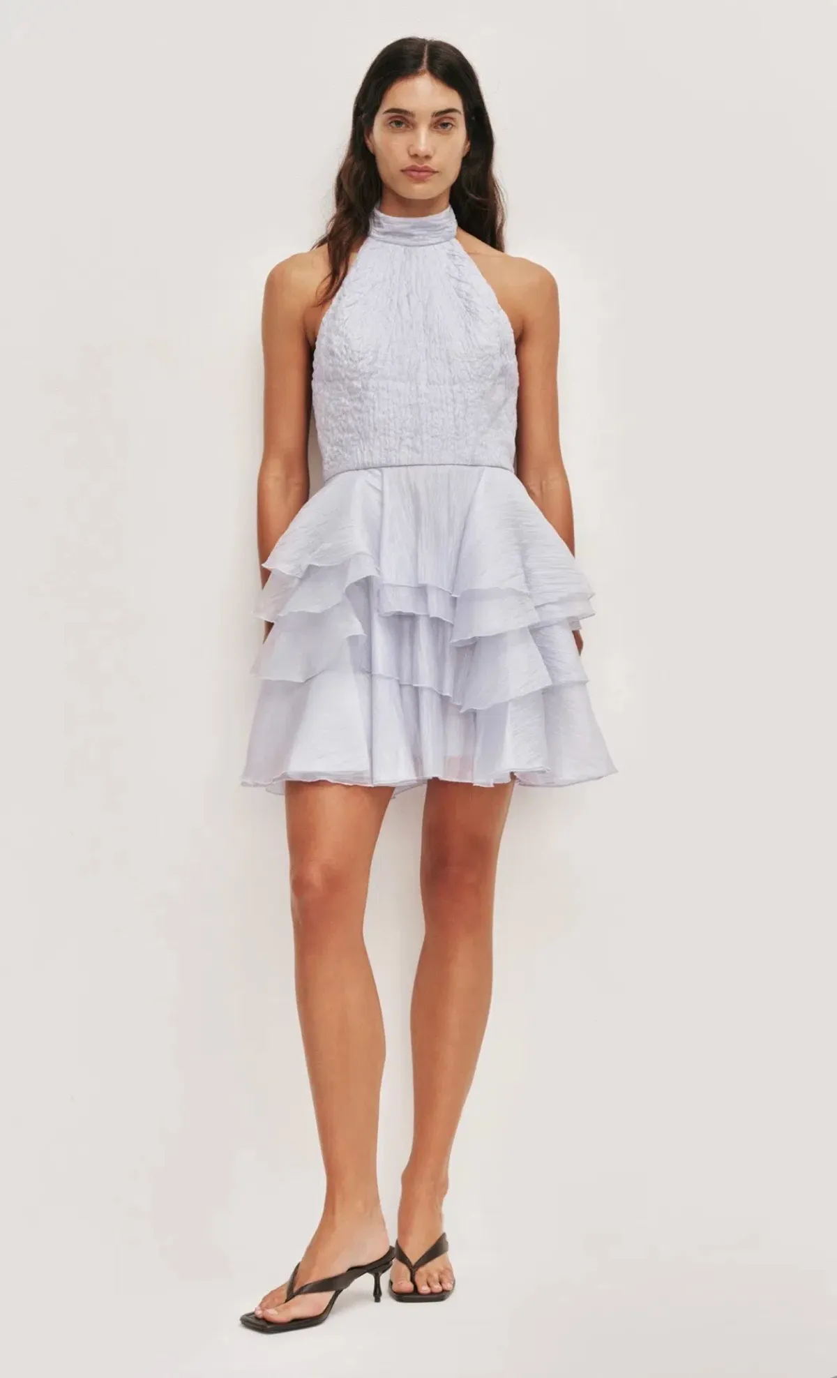 AJE - Fayette Mini Dress in French Blue Size 8 - Image 1