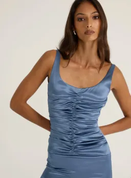 Ance Gria - Atlein Gown in Blue Size Small for rent on The Volte - image 2