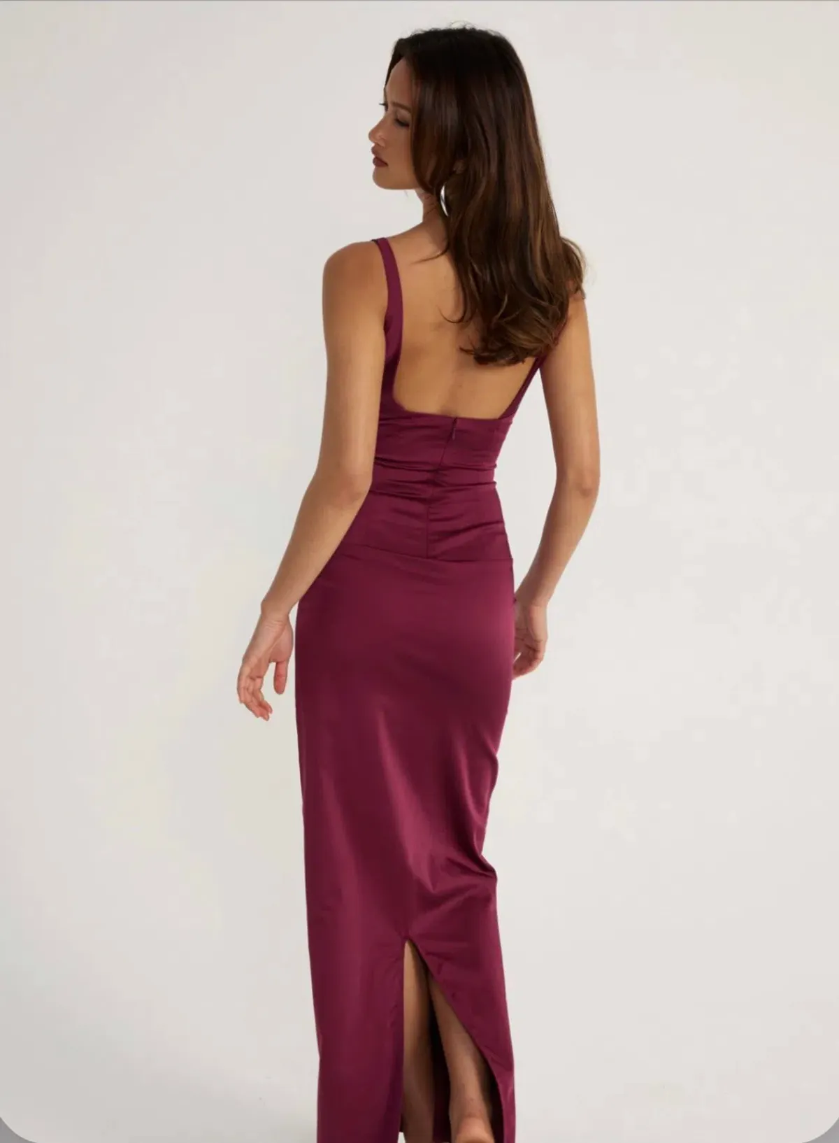 Ance Gria - Atlein Gown in Plum Size XS - Image 5