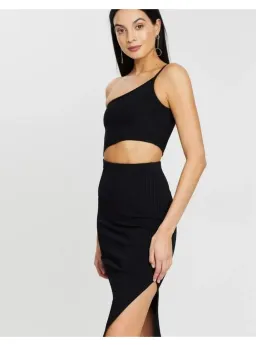 Bec & Bridge Darling Midi Dress Black Size AU 6 for rent on The Volte - image 2