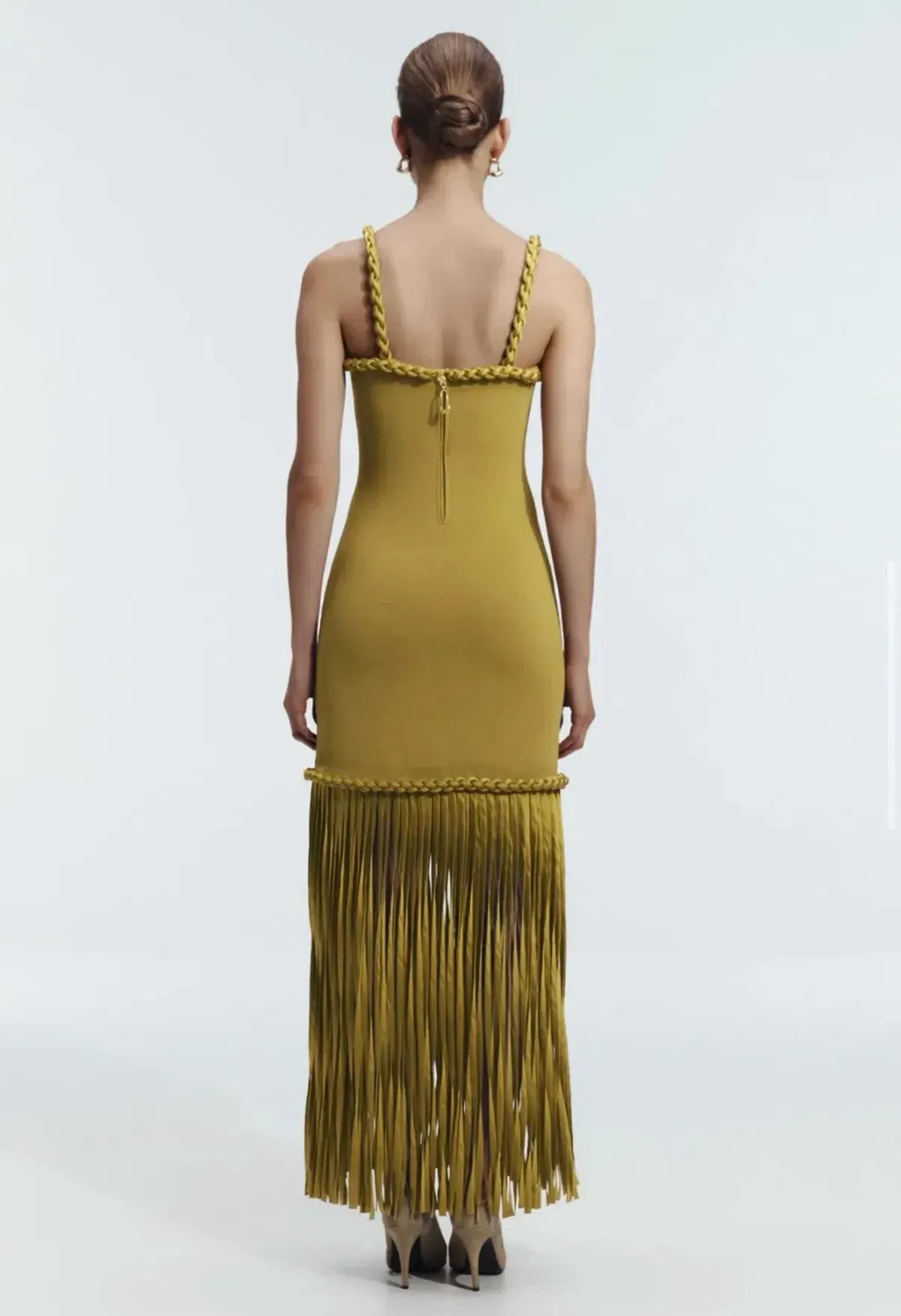 Aje Ribiona Knit Midi Dress | Size 14 / XL - Image 2