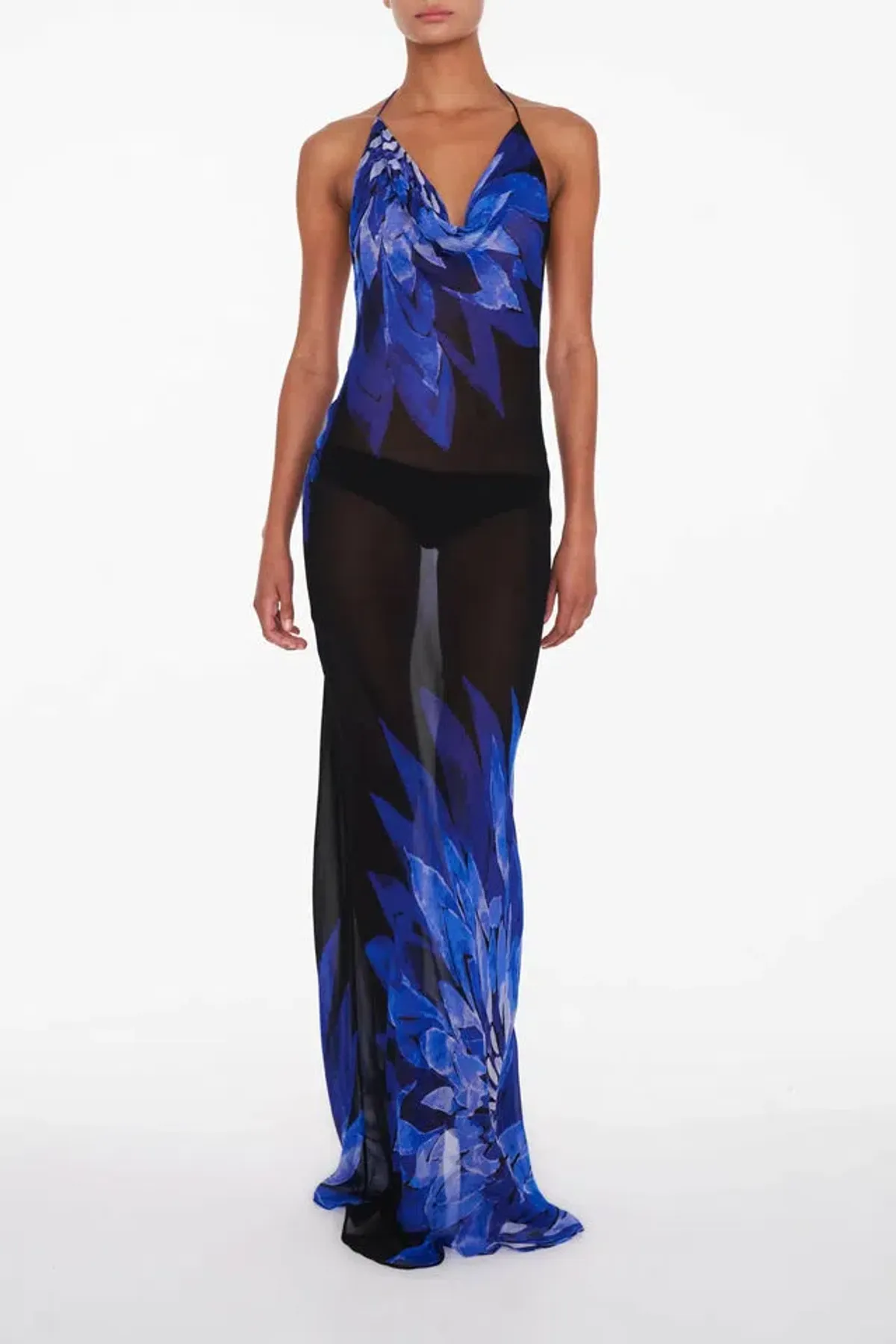 RAT & BOA CORALINA MAXI DRESS FLORAL PRINT SIZE 12 - Image 3