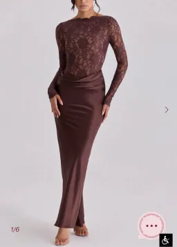 House of CB - Yasmeen Dress in Brown for rent on The Volte - image 1